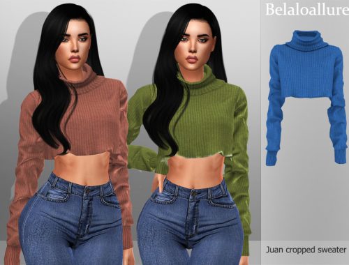 Belaloallure_Juan cropped sweater