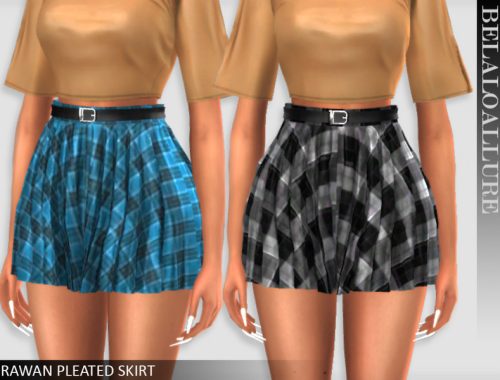 Belaloallure_Rawan pleated skirt