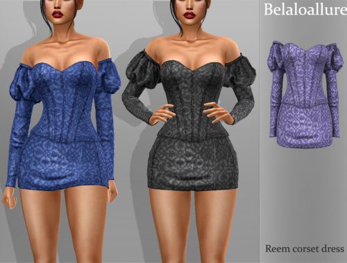 Belaloallure_Reem corset dress
