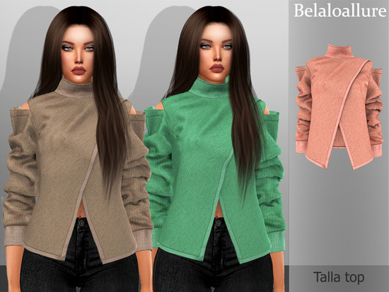 Belaloallure_Talla top - The Sims 4 Catalog