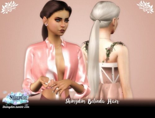 Belinda Hair Naturals + Unnaturals at Shimydim Sims