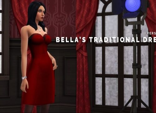 Bella’s dress TS3 to TS4 by Lyralei at Mod The Sims