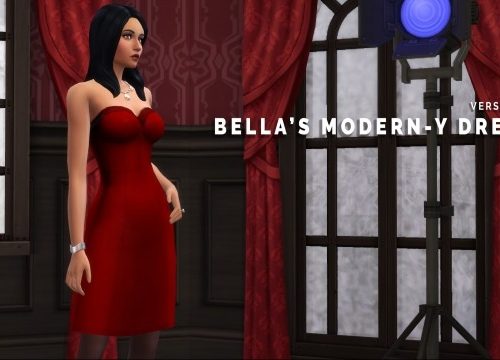Bella’s dress TS3 to TS4 by Lyralei at Mod The Sims