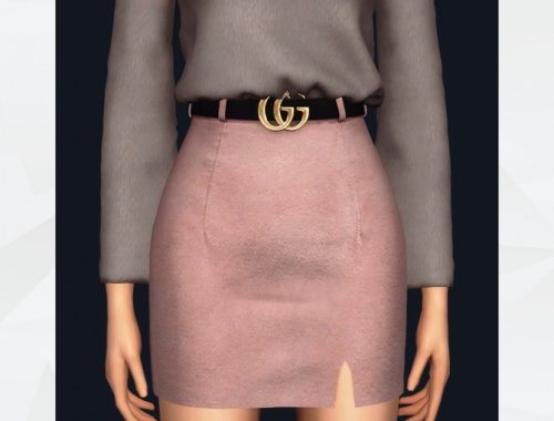 Belted Basic Skirt at Gorilla