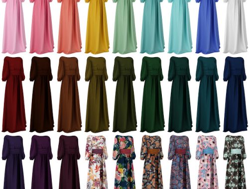 Belted evening gown at LazyEyelids