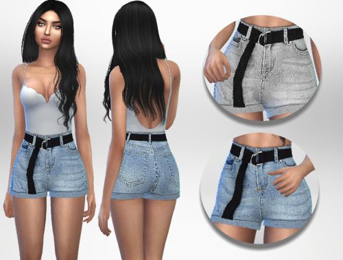 Belted Shorts