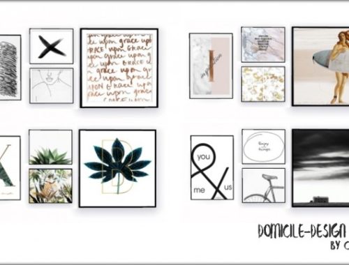 Benali Penthouse bedroom paintings & chair at DOMICILE Design TS4