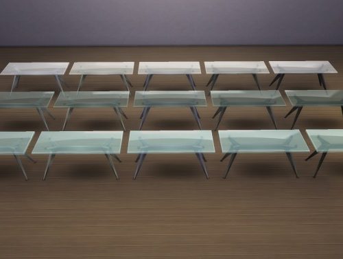 Benner Table Add-ons + Recolors by simsi45 at Mod The Sims
