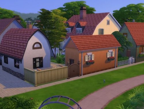 Beskows Block Swedish house at KyriaT’s Sims 4 World