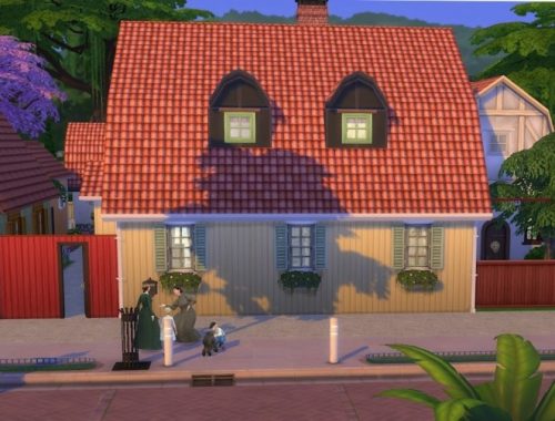 Beskows Block Swedish house at KyriaT’s Sims 4 World