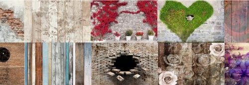 Big 5 Wall Tiles Picture in all 3 Wall Hights at TaTschu`s Sims4-CC