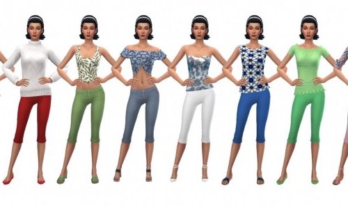 BG CAPRIS at Sims4Sue