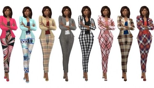 BG CROPPED PANTS at Sims4Sue