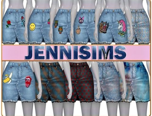 BG Denim Skirt at Jenni Sims