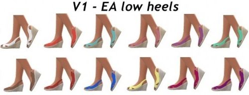 BG ESPADRILLES RECOLOUR 2 versions at Sims4Sue