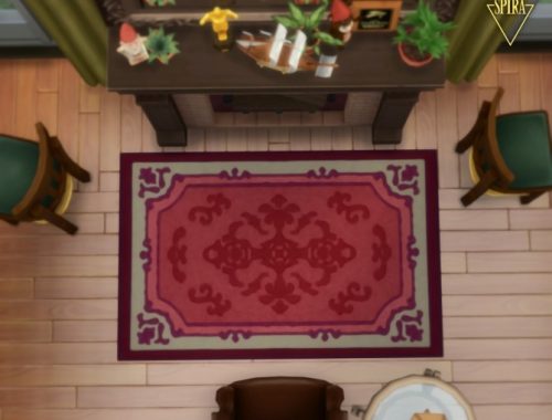 BG Fleur de Lis Rug Recolor by LadySpira at Mod The Sims