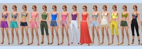 BG HALTER CROP TOP at Sims4Sue