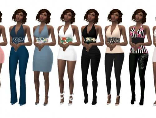 BG HALTERNECK TANK at Sims4Sue