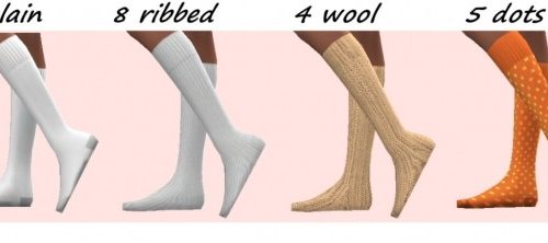 BG KNEE HIGH SOCKS at Sims4Sue
