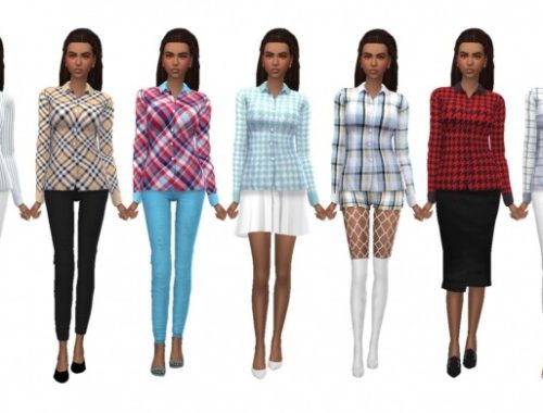 BG LONG SLEEVED SHIRT at Sims4Sue