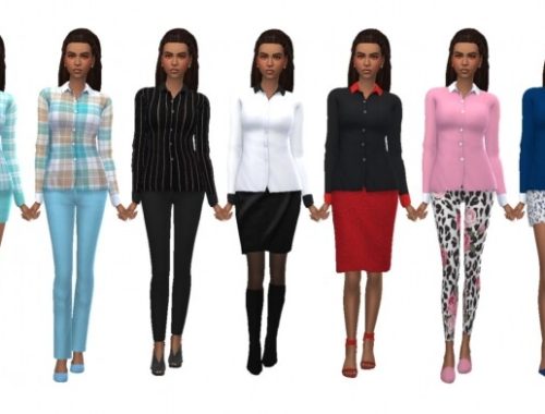 BG LONG SLEEVED SHIRT at Sims4Sue