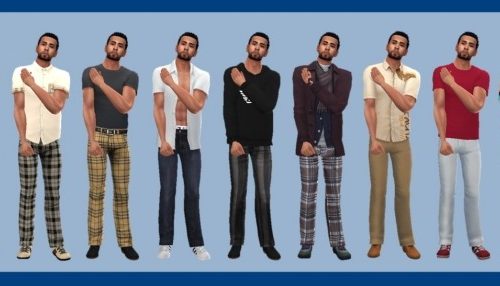 BG LONGLINE JEANS M at Sims4Sue