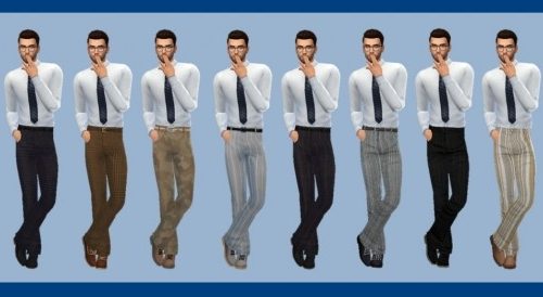 BG LONGLINE PANTS (M) at Sims4Sue