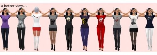 BG MAGIC TEE GRAPHICS at Sims4Sue