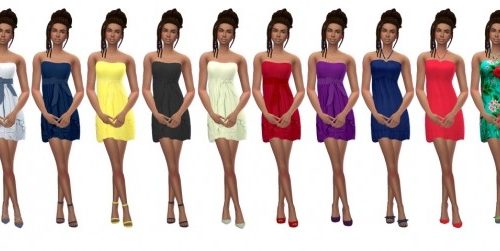BG MINI SUNDRESS at Sims4Sue