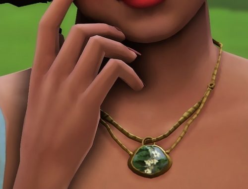 BG Pressed Flowers Necklace at Miss Ruby Bird