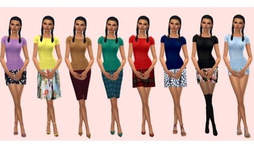 BG RUFFLED BLOUSE at Sims4Sue