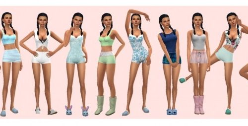 BG SHORT PYJAMAS at Sims4Sue