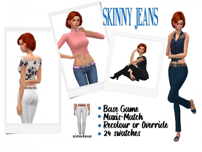 BG SKINNY JEANS at Sims4Sue - The Sims 4 Catalog