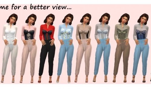 BG TRANSPARENT SHIRT at Sims4Sue