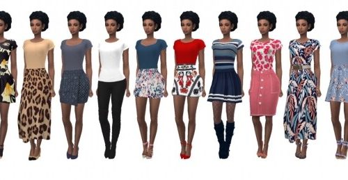 BG TUCKED TEE at Sims4Sue