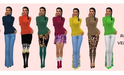 BG TURTLENECK SWEATER 1 WOOL VERSION at Sims4Sue