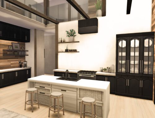 Big Modern Family House - No CC