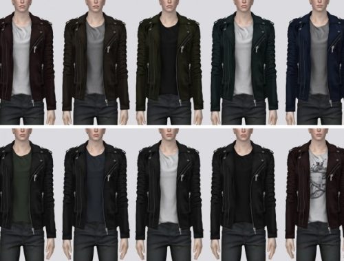 Biker Jacket v1 at Darte77