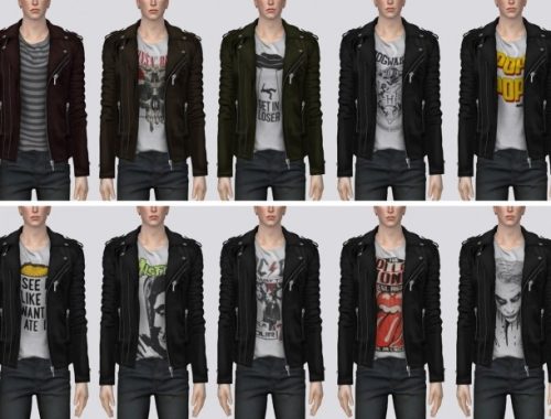 Biker Jacket v1 at Darte77