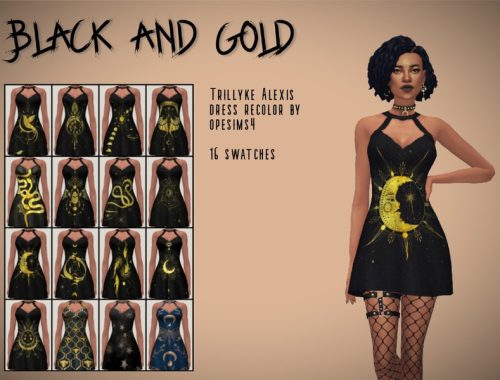 | Black and Gold Celestial | - mesh required