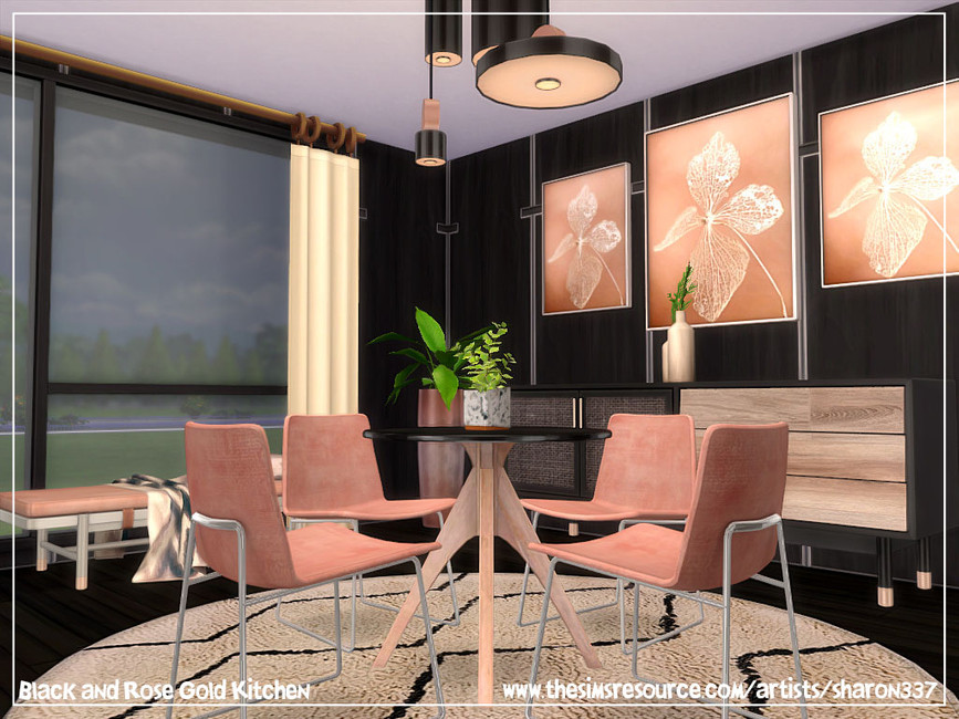 Black and Rose Gold Kitchen - Image 7