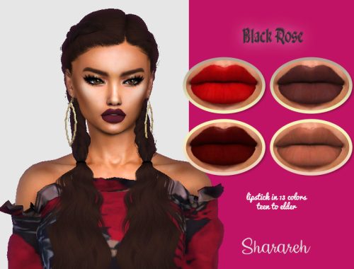 Black Rose Lipstick