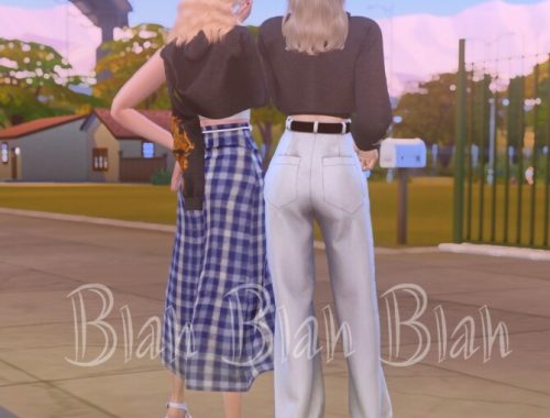 Blah Blah Blah Clothes Set at NEWEN
