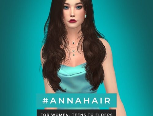 Blaire hair for all ages FREE + Anna hair at Sonya Sims