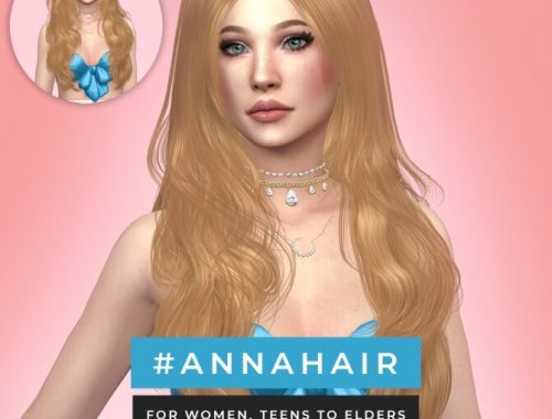 Blaire hair for all ages FREE + Anna hair at Sonya Sims