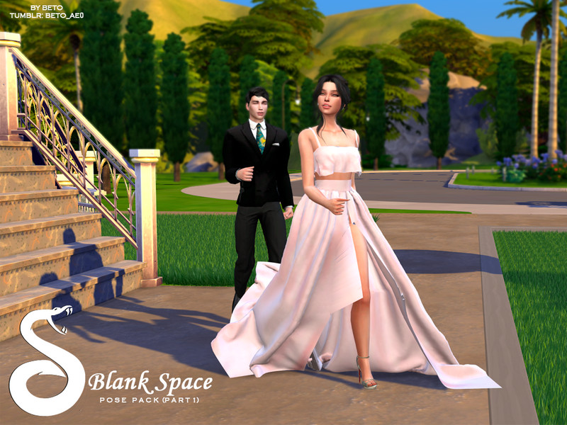 Blank Space I - Pose pack - The Sims 4 Catalog