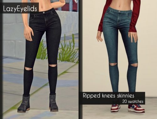 Blazer, ripped knees skinnies, hooded anorak & sweater at LazyEyelids
