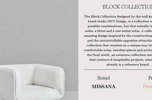 BLOCK SOFAS COLLECTION (P) at Meinkatz Creations