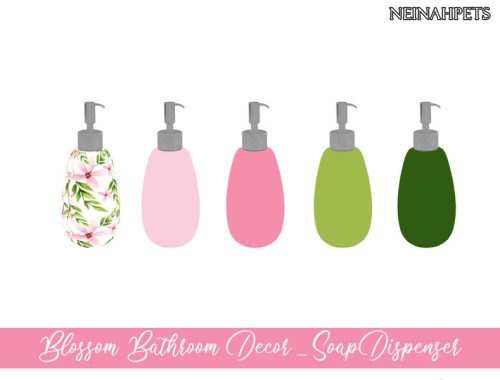 Blossom Bathroom Decor {Mesh Required}