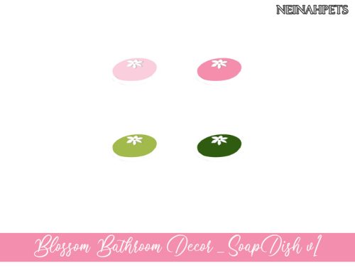Blossom Bathroom Decor {Mesh Required}